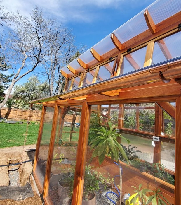 Performance Gutters rain barrels & rain chains project in Northern Colorado